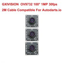 GXIVISION Módulo de cámara OV9732 Cable de 2M 100 grados 30FPS sin distorsión 3 uds/1 Uds, Compatible con Autodarts.io DIY, USB sin necesidad de unidad