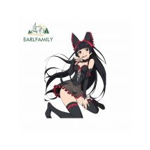 EARLFAMILY 13cm x 13cm for Anime Style Hand Drawn Illustration Image Window Laptop Occlusion Scratch Car Stickers Camper Decal