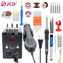 JCD Hot Air Gun 858D 700W BGA stazione di saldatura per rilavorazione 220V / 110V per SMD SMT stazione di saldatura a caldo strumenti di riparazione per saldatura