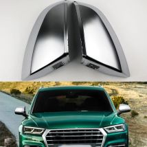 Rück Seite Flügel Spiegel Abdeckung Kappen Für Audi Q5 FY Q7 4M Matt Silber Abdeckungen ersatz 2016 2017 2018 2019