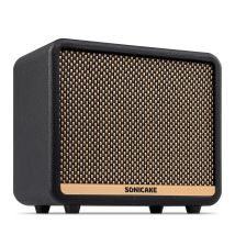 SONICAKE Amplificatore per chitarra Amplificatore digitale per pratica chitarra dual mode 10W con 100 preimpostati 99 Batterista Controllo APP QAM-20