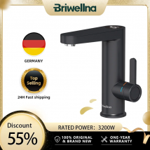 Briwellna scaldabagno elettrico rubinetto per acqua calda 2 in 1 rubinetto per lavabo Geyser Tankless 220V rubinetto per scaldabagno istantaneo per la casa