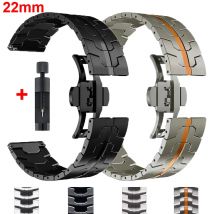 22mm Edelstahl Band Für Huawei Uhr GT4 3 2E Metall Armband Armband Für Xiaomi Mi Uhr Farbe 2 S4 S3 S2 S1 GTR 4 3 2 47mm