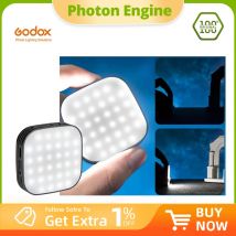 GODOX Illuminazione per cellulare LED M32 Batteria al litio blilt-in Luminosità della luce regolabile per telefoni fotografici