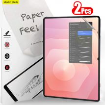 2 szt. Folii o fakturze papieru jako ochraniacze ekranu do Samsung Galaxy Tab S11 Ultra S10 Lite Fe Plus S6 Lite, bez szkła