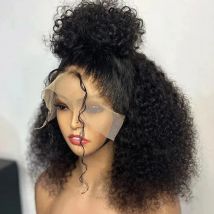 Mossily Breve Riccio Bob Parrucche 13x6 HD Anteriore Del Merletto Dei Capelli Umani Per Le Donne 220% Onda Profonda 13x4 Frontale Brasiliano Remy 5x5 Parrucca di Chiusura