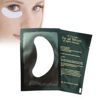 100 Paar fusselfreie Gel-Pads unter den Augen, feuchtigkeitsspendende Augenpapier-Patches, gepfropfte Wimpern, Verlängerung, Augenspitzen, Aufkleber, Wraps, Make-up-Werkzeug