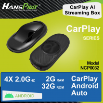 NCP0032 HansPilot CarPlay Ai Android Box Android 13 CarPlay inalámbrico Android Auto 4G LTE Streaming Box