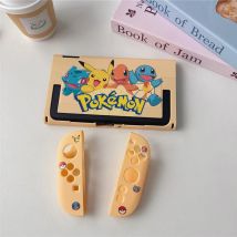 Custodia protettiva per Switch 2 (2025), simpatica custodia protettiva in TPU morbido Pokemon, antigraffio, assorbimento degli urti per Nintendo Switch 2