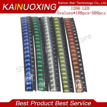 5 farben x20pcs = 100 stücke smd 1206 led kit rot/grün/blau/gelb/weiß led licht diode! Kit