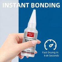 10pcs Super Adhesive 502Transparent Adhesive, suitable for DIY toys, handicrafts, shoes, paper, wood, plastic daily quick repair