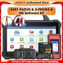 GL LAUNCH Scanner Set più completo PADVII X-PROG3 Camion Strumento diagnostico per auto professionale Scanner di programmazione chiave automobilistica