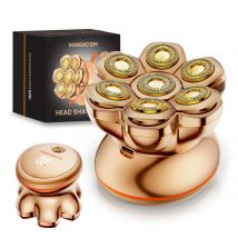 MAXGROOM Rasoio per la testa PRO per uomini calvi IXP6 Impermeabile USB ricaricabile Tagliacapelli elettrico Barba Lama galleggiante Rasoio magnetico