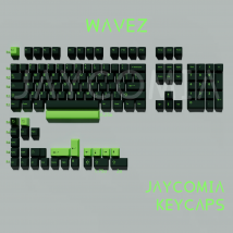 GMK Wavez Cherry Profile Double Shot 132 tasti Materiale ABS per tastiera meccanica KIT tasti spaziali 7u