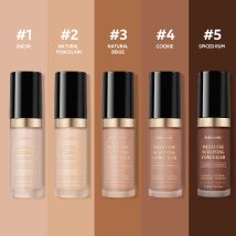 Lakerain Correttore impermeabile a 5 colori Fondotinta opaco ad alta copertura per il controllo dell'olio per cicatrici da acne e occhiaie Cosmetici