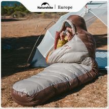 Naturehike Snowbird Camping pato abajo saco de dormir adulto momia abajo saco de dormir cálido ultraligero Camping edredón sacos de dormir