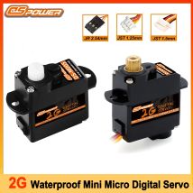 DSpower 2g Metallo/Plastica Gear JR/JST Spina Impermeabile Mini Micro Servo Digitale per RC Auto Aereo ad ala fissa Elicottero Robot Giocattolo