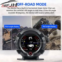 X95 Car GPS Head Up Display misuratore di pendenza inclinometro digitale tachimetro fuoristrada Car Pitch Slope Angle Meter altitudine Latitude