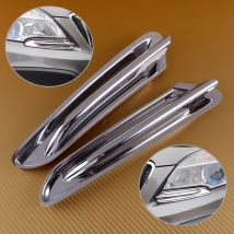 CITALL Chrom Scheinwerfer Abdeckung Trim Fit Für Opel Vauxhall Mokka Buick Encore 2012 2013 2014 2015 2016
