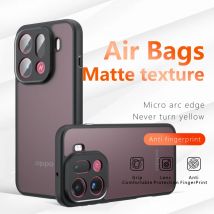 For OPPO Find X9, X9 Pro Case ELVEV Shockproof Matte PC+TPU Anti-fingerprint Back Phone Cover Shell