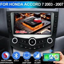 Android 15 para Honda Accord 7 2003 - 2007 unidad principal estéreo Autoradio navegación 4G LTE 5G WIFI DSP Radio de coche Qualcomm AUTO BT