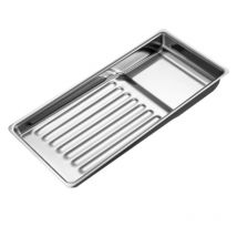 Dental Sterilization Tray Stainless Steel Surgical Instruments Disinfection Plate Autoclavable Dentist Storage Box