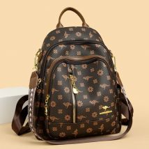 Neue Klassische Mode Hohe Qualität Weichem Leder Reise Rucksack Frauen Große Kapazität Luxus Schulter Taschen Schule Tasche Rucksäcke