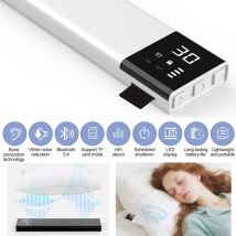 Under Pillow Bluetooth Speaker Bone Conduction White Noise Sleep Aid Music Box TF Card MP3 Player 30/60/90min Timed Shutdown