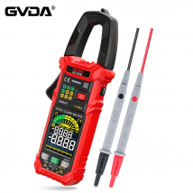 GVDA Digital Clamp Multimeter AC DC Spannung Kapazität Ohm Hz Tester Voltmeter True RMS Multimeter Einschaltstrom Spannungsmesser