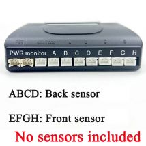 Dual-core Car Parking Sensors 8 Redars Visual control box (need to connect 2 camera and monitor) Parktronic System
