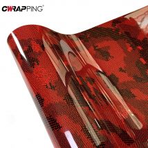 Adesivo per auto pellicola mimetica rossa lucida adesivi decorativi fai da te adesivi per il corpo del motociclo pellicola per auto per accessori per auto moto