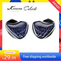 Kinera Celest Wyvern Black Dragon Auricolari HiFi in-ear Auricolari musicali con driver dinamico LCP da 10 mm con cavo staccabile da 3,5 mm a 2 pin