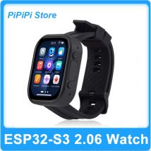 Waveshare ESP32-S3 Scheda di sviluppo touch watch AMOLED da 2,06 pollici Codec audio integrato Supporta Chat vocale DeepSeek AI Flash da 32 MB