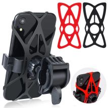 Motorrad Zyklus Telefon Halter Elastische Silikon X Web Grip Telefon Halterung Band Elastische Gummi Radfahren Navigation Telefon Festen Riemen