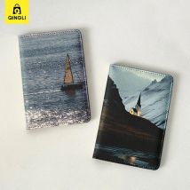 Art Heal the Scenery Passhülle für Damen und Herren, Reisebedarf, Reisepass-Geldbörse, multifunktionaler Bankkarten-Ticket-Passhülle