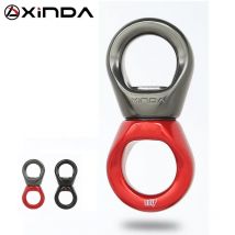 XINDA Outdoor Kreuzgelenk Hohe Qualität 30kN Aluminium Pulley Schaukel Swivel Für Verankerung Yoga Klettern Universal Ring
