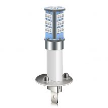 2pcs H1 H3 Fog auto LED Bulbs Day Running Light Driving Bulb AC 12V 24V 2835 33 SMD 660LM White Green Blue Amber Yellow Red