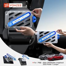 Proteggi schermo in vetro temperato YZ per Tesla Model 3/Y Juniper 2021-2025 Protezione con pellicola HD antiriflesso opaca per controllo centrale