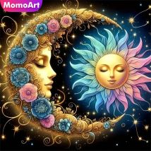 Momoart Bär Diamant Mosaik Tier voller Runde Diamant Malerei Mond Stickerei neue Ankunft handgemachte Hobby