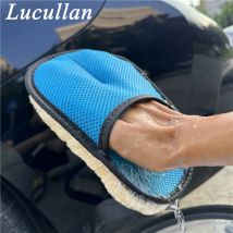 Lucullan Uniwersalna Rękawica do Mycia z Syntetycznej Wełny Ultra-Miękka Wełniana Rękawica do Mycia Samochodu, Detailingu i Czyszczenia
