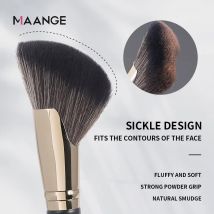 MAANGE Dense Blush Bronzer Brush Angled Makeup Brush Premium Brush Idealny do konturowania twarzy Podkreślający kremy Pudry