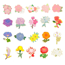 Kirschblüten-Blumen-Emaille-Anstecknadel, süße süße Morning Glory Narzisse-Pflanze, Brosche, Kawaii, ästhetisches Revers, Abzeichen, Schmuck für Feiends