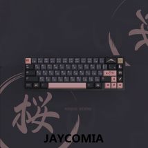 GMK Night Sakura Keycap 139/156 Keys DYE SUB Cherry Profile PBT Japanese/Korean/Russian/Abnt2/DE/ES/FR For Mechanical Keyboard