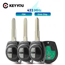 KEYYOU Smart Key 433Mhz FSK For Suzuki Vauxhall Agila Splash Swift Liana Aerio Jimn Igins Alto SX4 Car Remote ID46 PCF7936 Chip