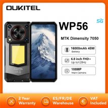OUKITEL WP56 5G Smartphone robusto MTK Dimensity 7050 16000mAh 45W 36GB + 512GB 6.8"FHD 120Hz 108MP Fotocamera Android 15 Telefono cellulare