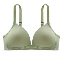 Kobiety biustonosz bezszwowe topy Push Up Sexy bielizna bezprzewodowa AB miseczka biustonosze wygodne bielizna jednolity kolor moda damska zbierająca brametkę