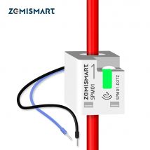 Zemismart Misuratore di energia intelligente Zigbee WiFi Monitor Sensore elettrico Misura Funziona con Tuya Zigbee2mqtt Home Assistant