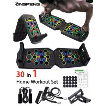 Push-up Board Set Portable Multifunctional Push-up Bar Foldable Fitness Equipment For Chest Abdomen Arms/Back Training