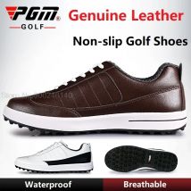 Pgm Golf Schuhe Männer Sport Schuhe Pgm Echtem Leder Wasserdicht Männlichen Golf Sneaker Spikes