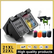 Vilaxh 21 22 XL kompatible Tintenpatrone als Ersatz für HP 21XL 22XL HP21 Deskjet F2180 F2280 F4180 F2200 F380 380 Drucker